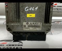 CENTRALINA MOTORE ECU 2.0D 81Kw 110CV VW GOLF 2009