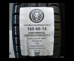 2 GOMME 165 60 15 CONTINENTAL A48870