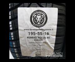 2 gomme 195 55 16 kumho a37632