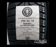 2 gomme 195 55 16 semperit a45391