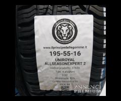2 gomme 195 55 16 uniroyal a37656