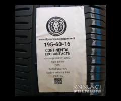 2 gomme 195 60 16 continental a20652