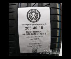 2 gomme 205 40 18 continental a48089