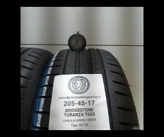 2 GOMME 205 45 17 BRIDGESTONE A49063