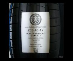 2 GOMME 205 45 17 DUNLOP A49058