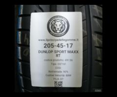 2 GOMME 205 45 17 DUNLOP A49136