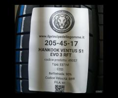 2 GOMME 205 45 17 HANKOOK A49057