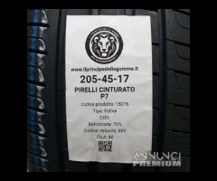 2 gomme 205 45 17 pirelli a15276
