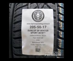 2 gomme 205 50 17 dunlop a34751