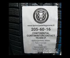 2 gomme 205 60 16 continental a40656