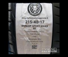 2 gomme 215 40 17 dunlop a34753