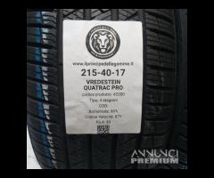 2 gomme 215 40 17 vredestein a45380
