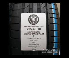 2 gomme 215 40 18 continental a46013