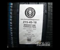 2 gomme 215 45 18 bridgestone a10922
