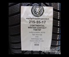 2 gomme 215 55 17 continental a36790