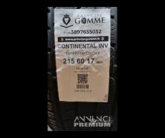 2 gomme 215 60 17 CONTINENTAL A1478