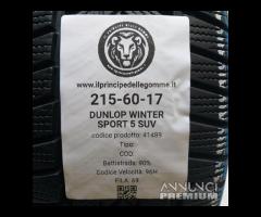2 gomme 215 60 17 dunlop a41489