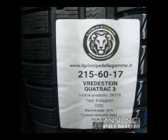 2 gomme 215 60 17 vredestein a39726