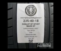 2 gomme 235 40 18 dunlop a45921