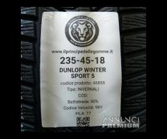 2 gomme 235 45 18 dunlop a46859
