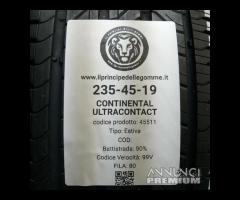2 gomme 235 45 19 continental a45511