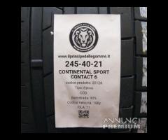 2 gomme 245 40 21 continental a20126