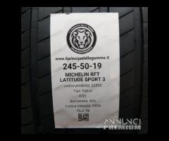 2 gomme 245 50 19 michelin rft a22569