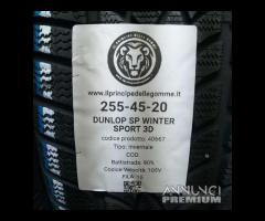 2 gomme 255 45 20 dunlop a40667