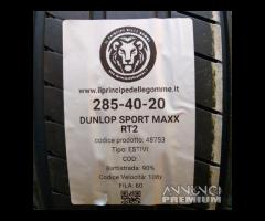 2 GOMME 285 40 20 DUNLOP A48753