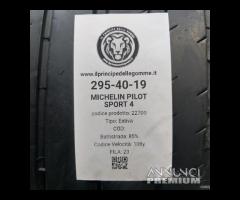 2 gomme 295 40 19 michelin a22700