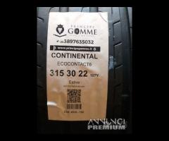 2 gomme 315 30 22 continental a4518