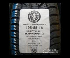 4 gomme 195 55 16 uniroyal a48691