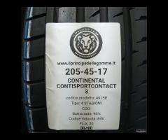 4 GOMME 205 45 17 CONTINENTAL A49158