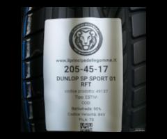4 GOMME 205 45 17 DUNLOP A49137