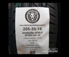 4 GOMME 205 55 16 NANKANG A48550