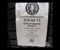 4 gomme 215 60 17 dunlop a36787
