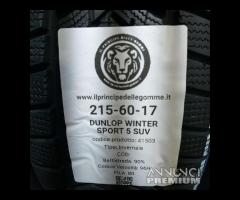 4 gomme 215 60 17 dunlop a41503
