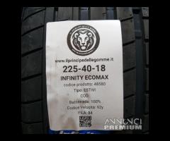 4 GOMME 225 40 18 INFINITY A48580