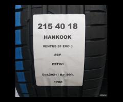 2 GOMME 215 40 18 HANKOOK A1766