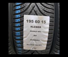4 GOMME 195 60 15 KLEBER A1753