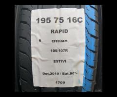 4 GOMME 195 75 16C RAPID A1709