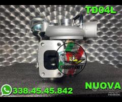 Turbo Turbina TD04L nuovo TD04 L Turbocompressore
