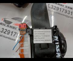 CINTURA DI SICUREZZA ANTERIORE DESTRA DX NISSAN QA - 20