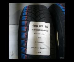 2 GOMME 195 65 15 BRIDGESTONE A1829