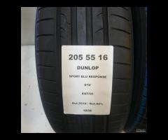 2 GOMME 205 55 16 DUNLOP A1836