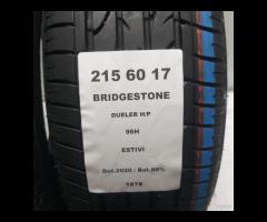 2 GOMME 215 60 17 BRIDGESTONE A1878