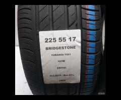 2 GOMME 225 55 17 BRIDGESTONE A1862