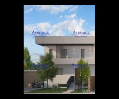 Ville stile moderno con piscina giugliano parete