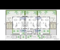 Ville stile moderno con piscina giugliano parete - 6