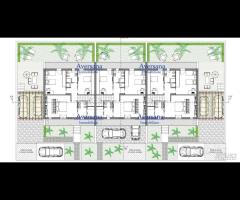 Ville stile moderno con piscina giugliano parete - 7